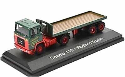 Atlas - JV9109 Scania 110 Giorno Cabina Piatto/Ribaltabile Stobart 1/76 Scala - Immagine 1 di 4