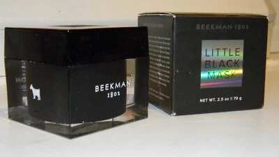 NUEVO EN CAJA Beekman 1802 Pequeña Máscara Negra Leche de Cabra Barro Mar Muerto 2.5 OZ Foto 1 de 4
