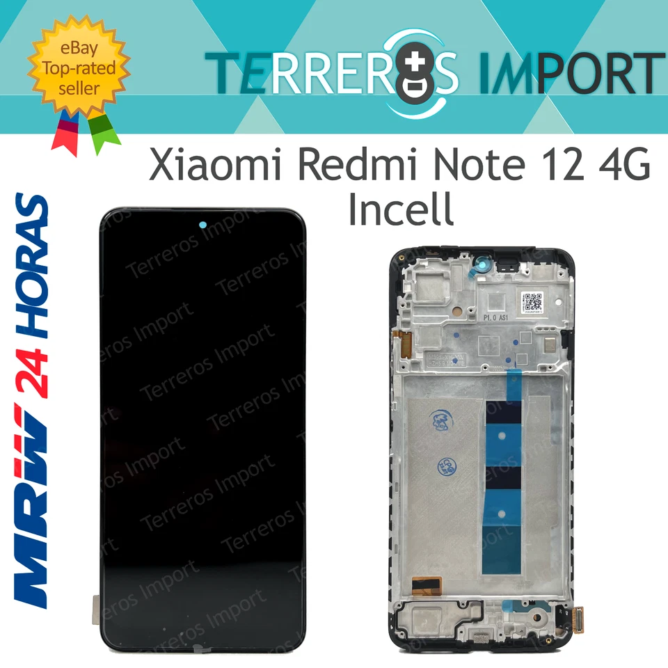 Pantalla Completa Display LCD Xiaomi Redmi Note 12 4G Incell con marco