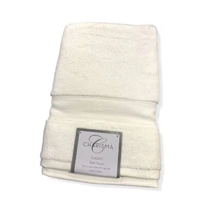 $30 Charisma White Classic Bath Towel Bathroom Shower Towel - Picture 1 of 4