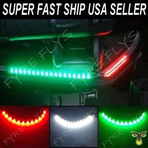 LED Boat Bow Navigation Lighting RED,GREEN,WHITE 12" Submersible Marine Strips - Picture 1 of 6