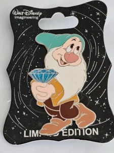 DISNEY PIN BASHFUL from SNOW WHITE SEVEN DWARFS DIAMOND CELEBRATION 1 PIN SHOWN - Picture 1 of 2
