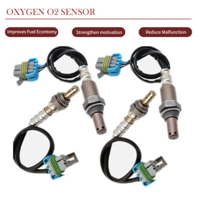 Sensor de oxígeno ascendente+abajo 4 piezas para GMC Savana Chevy Express 1500 2500 3500 2008-2016 Foto 1 de 4