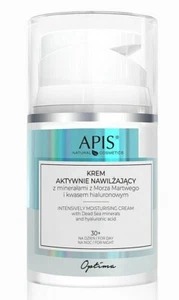 Apis Optima Moisturising Face Cream Dead Sea Minerals Hyaluronic Acid 30+ 50ml - Picture 1 of 2