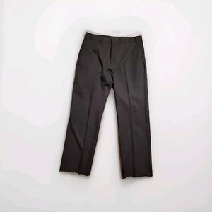 Vintage Levi's Action Slacks/ Pants Flat Front 70's Brown Mens Polyester 38x30 - Picture 1 of 4