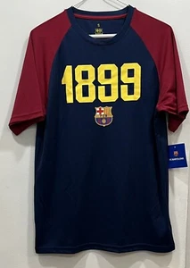 FC Barcelona 1899 Navy Training Jersey Poly Shirt Size Small - Picture 1 of 7