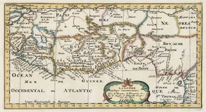 Antique Map "La Guinee et Pays circomvoisins" (Western Africa) N. Sanson, 1650 - Picture 1 of 5