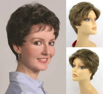 PELUCA MUJER TALLA PEQUEÑA CORTA ESTILO CORTE PIXIE NUCA CÓNICA Y CAPAS EN LOS LATERALES Foto 1 de 4