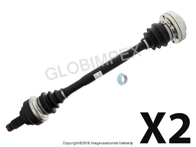 BMW 545i 550i 645Ci 2005-2010 Axle Shaft Assembly REAR L & R (2) GKN LOEBRO OEM - Image 1 of 1