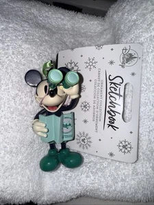 NEU 2025 DISNEY SKIZZENBUCH WEIHNACHTSSCHMUCK MICKEY DVC HOLIDAY CLUB MITGLIED - Bild 1 von 1