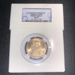 NGC MS69 SMS 2009-P JAMES POLK DOLLAR LoW PoP 15 Scarce! - Picture 1 of 3