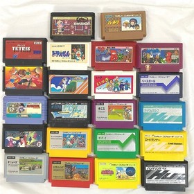 NINTENDO FAMICOM LOT OF 22 SET MARIO NES popeye dragon ball road runner