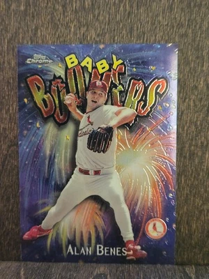 Baby Boomers Topps 1998 cromados Alan Benes #BB15 Foto 1 de 2