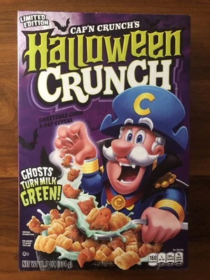 Cap’n Crunch Halloween Crunch Cereal Limited Edition 11.7 oz. Box - Image 1 of 4