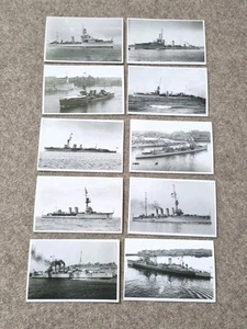 10 Original WW2 Era Navy Warship Wright & Logan Library Photos 14x9 #6 - Picture 1 of 11