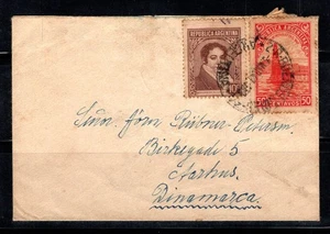Argentinien 1947 Briefumschlag 100% Buenos Aires, Dänemark gereist - Bild 1 von 1