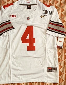 Ohio State Buckeyes 2025 CFB Championship Jeremiah Smith Jersey Sz:Small - Picture 1 of 9