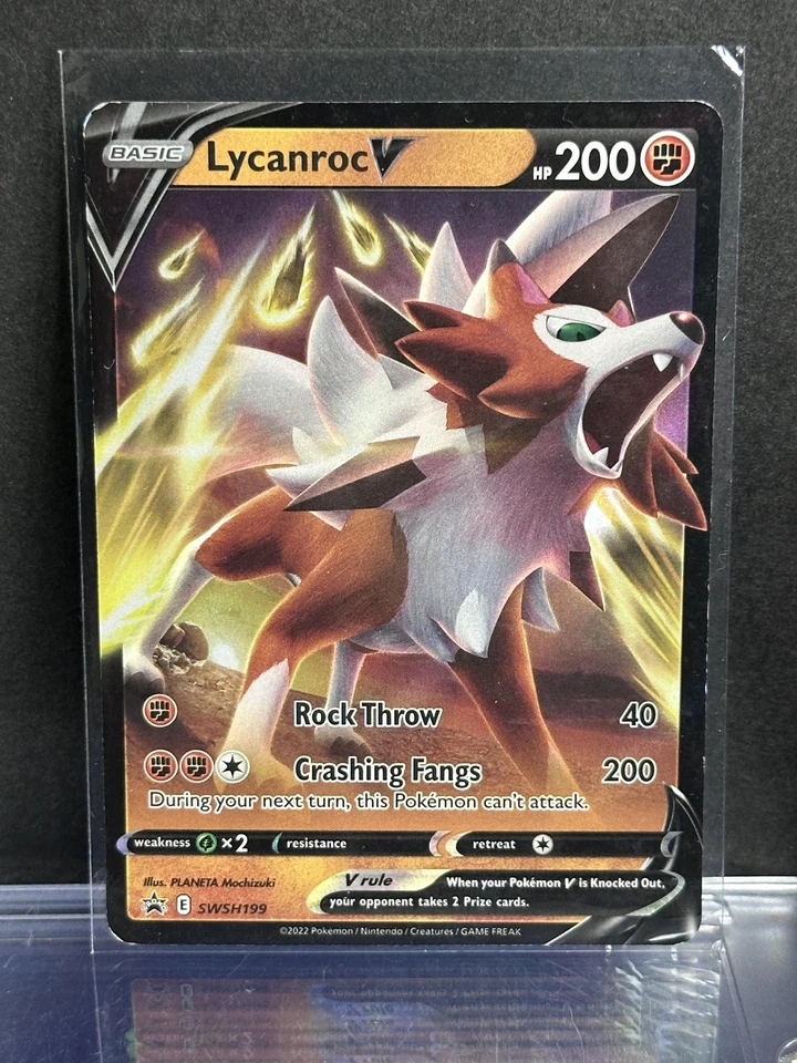 SWSH: Sword & Shield Promo Cards #SWSH199 Lycanroc V - Image 1 of 2
