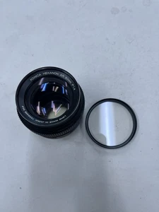 Konica Hexanon AR 50mm F1.4 Camera Lens & Quantaray UV 55mm Filter - Picture 1 of 8