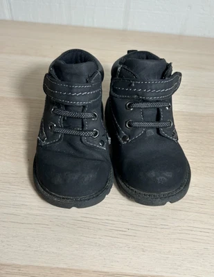 Brahma Work Boots Hiking Boots Baby Boys Size 5 Black Faux Suede - Image 1 of 4