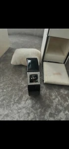 Vintage Chanel Ladies Watch, Diamond Surround, Patent Strap. Used. - Picture 1 of 7