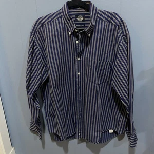 Dockers Classic Fit Blue Long Sleeve Button Up Shirt Men’s Sz Large wrinkle free - Picture 1 of 6