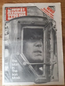 NME newspaper September 20th 1975 The Man in the Iron Mask who tour - Picture 1 of 1