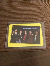 1985 AGI Rock Star Concert Cards Rolling Stones band Card #18 vintage 