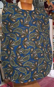 Adult Bib Clothing Protector, Large Size Shirt  and Lap Cover, Senior/Disabled - Picture 1 of 6