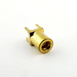 1x SMB Female Center Solder For PC Board PCB Mount Straight RF Connector Adapter - Picture 1 of 6