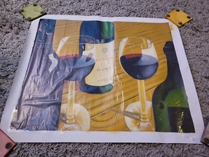 🔥🔥 Original Oil On Canvas Painting Signed Unframed ARTIST Hank D - Picture 1 of 9
