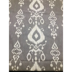 4 Yards Mills Creek Grey Ikat Home Decor Drapery Upholstery Fabric - Picture 1 of 5