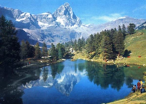 Cartoline da collezione paesaggistiche Val d'Aosta AOSTA CORTINA MONTE CERVINO - Picture 1 of 1
