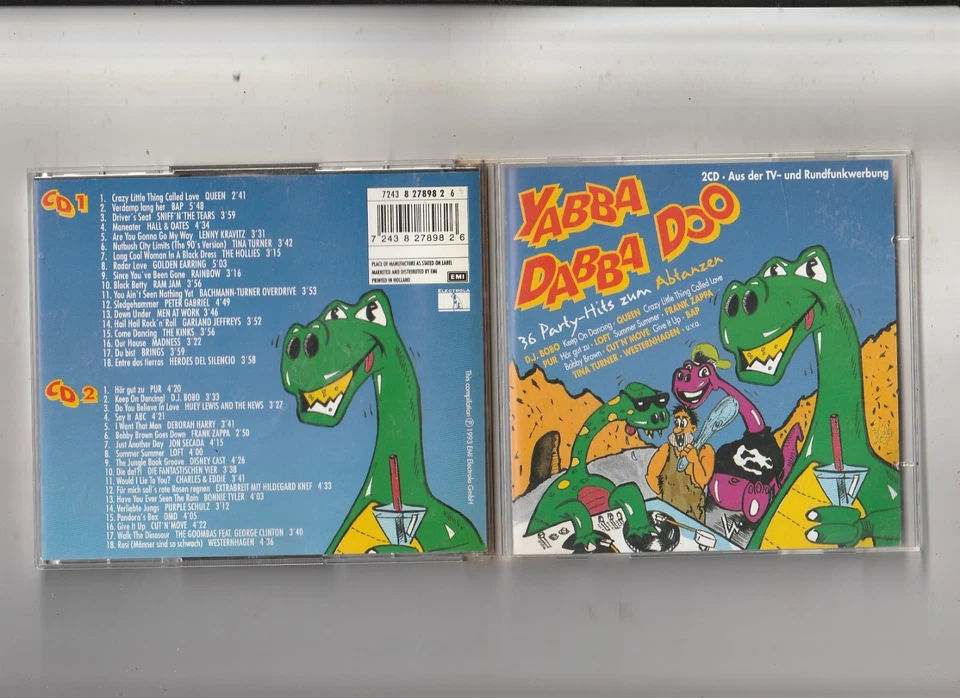YABBA DABBA DOO - 36 PARTY-HITS ZUM ABTANZEN / 2 CD ALBUM  - 1993 - Bild 1 von 1