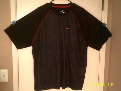 NEW AVIA TRAINING "Work-Out Top" MEN'S BLACK GREY RED ACTIVEWEAR XL         - Image 1 of 4