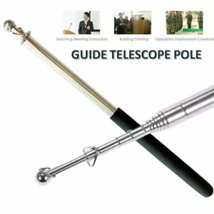 1.6m Telescopic Flag Pole Extendable Portable Handheld Windsock Pointer UK - Picture 1 of 5