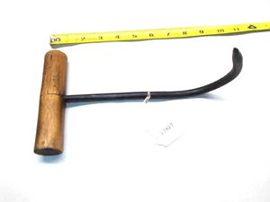 Hay Hook, Vintage Hay, Cotton, Farm or Stevedore Bale Hook, 9-3/16" Long - Picture 1 of 3