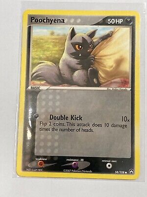Poochyena 58/108 Non-Holo Foil NM Pokemon card EX Power Keepers set