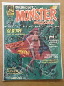 QUASIMODO'S MONSTER MAGAZINE #6 FN- MAYFAIR HORROR ESMERALDA - Picture 1 of 1