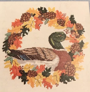 Mallard Ducks Cross Stitch Needlepoint Collection Something Special Duck Pattern - Picture 1 of 10