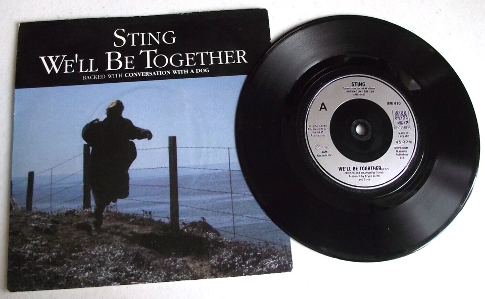 We'll be together by Sting  7" vinyl A&M AM 410 Picture sleeve - Image 1 of 1