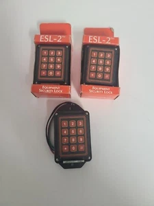 Equipment security lock ESL-2 12V **Lot Of 3** - Picture 1 of 6