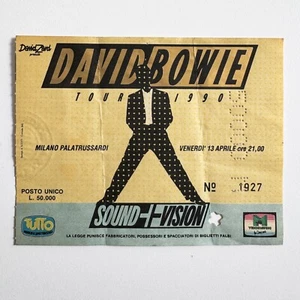 DAVID BOWIE Concert ticket Sound + Vision Tour 1990, Milan April 13, 1990 - Picture 1 of 10