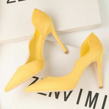 Zapatos de tacón de mujer amarillos | Compra online en eBay