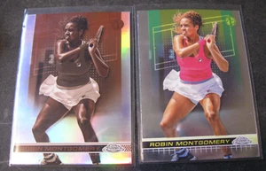 ROBIN MONGOMERY 2-CARD LOT 2024 Topps Chrome Tennis SEPIA/BASE #154 Mint - Picture 1 of 2