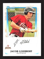 2011 Bowman Baseball 1st Bowman #BP65 Jacob Goebbert Prospects