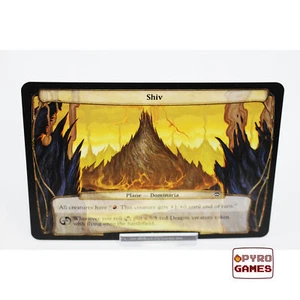 Shiv - Planechase - Oversized Planechase Card 34/40 (Good Condition) - Magic ... - Picture 1 of 1