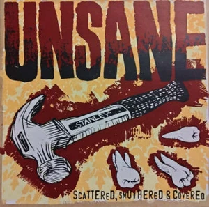 Unsane - Scattered, Smothered & Covered Red/Gray Split With Black Splatter Color - Imagen 1 de 3