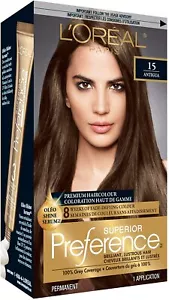 L'Oréal Paris Superior Preference Haircolour, 15 Medium Ash Brown (ANTIGUA) - Bild 1 von 10