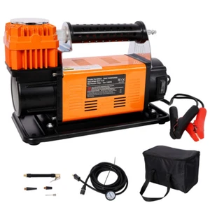 Compresor de aire de alta resistencia 12V, inflador de neumáticos con manómetro, máximo 150 PSI - Imagen 1 de 19